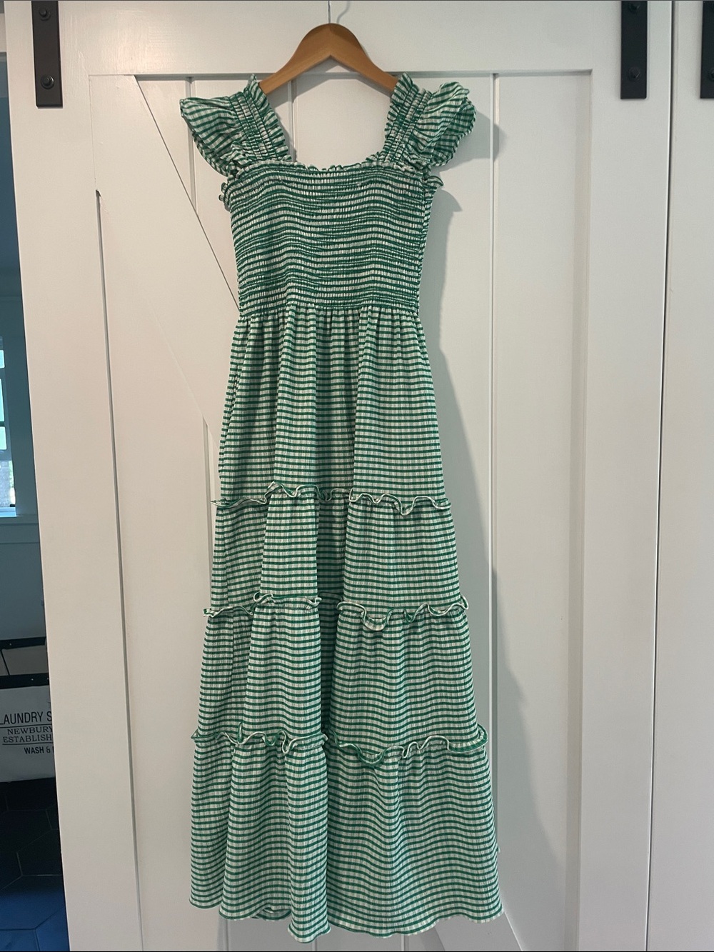 Gingham Maxi Dress